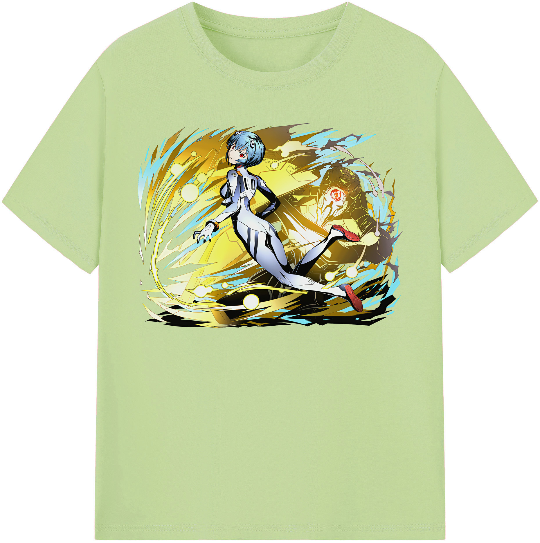 （画像用） EVA 新世紀エヴァンゲリオン 綿100％半袖Tシャツ（フロントプリント）